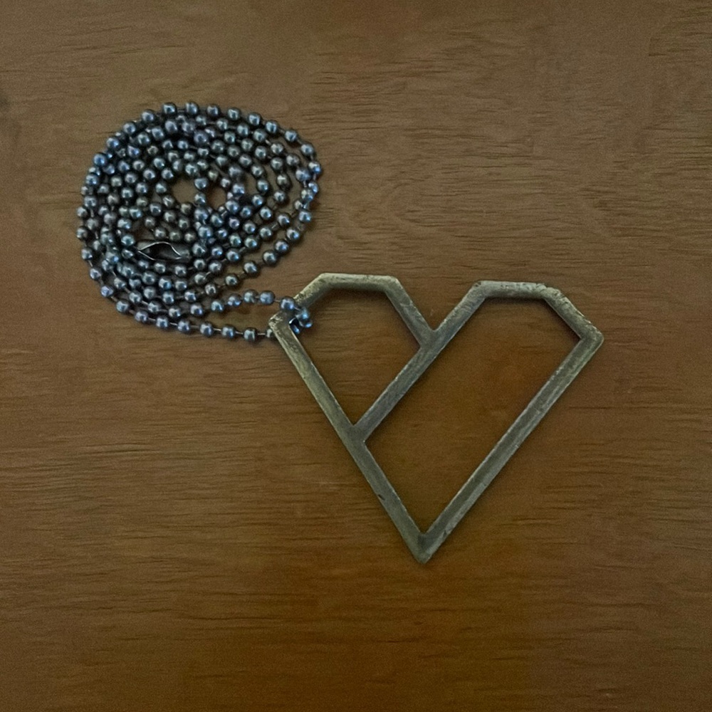 Metal Heart Necklace